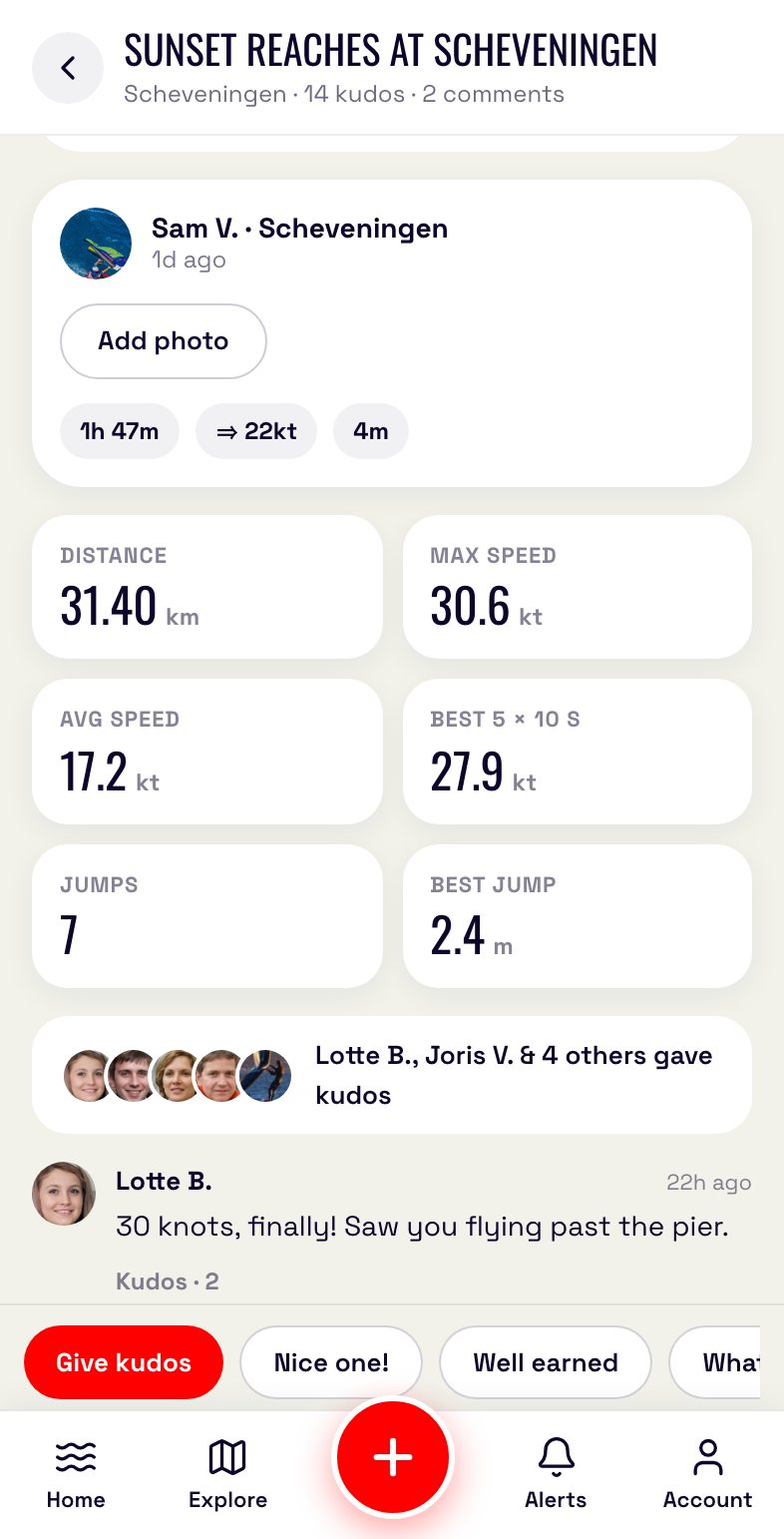 Gusty app: The numbers
